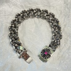 Chrome Hearts 크롬하츠 크로스 엑스트라팬시체인 클립 팔찌 (쥬얼리버전)