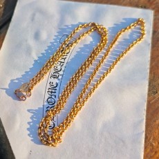 Chrome Hearts 크롬하츠 CH 롤체인 목걸이 체인 22K골드